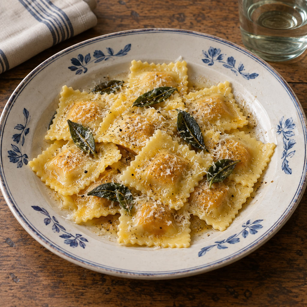 Tortelli di zucca alla mantovana
