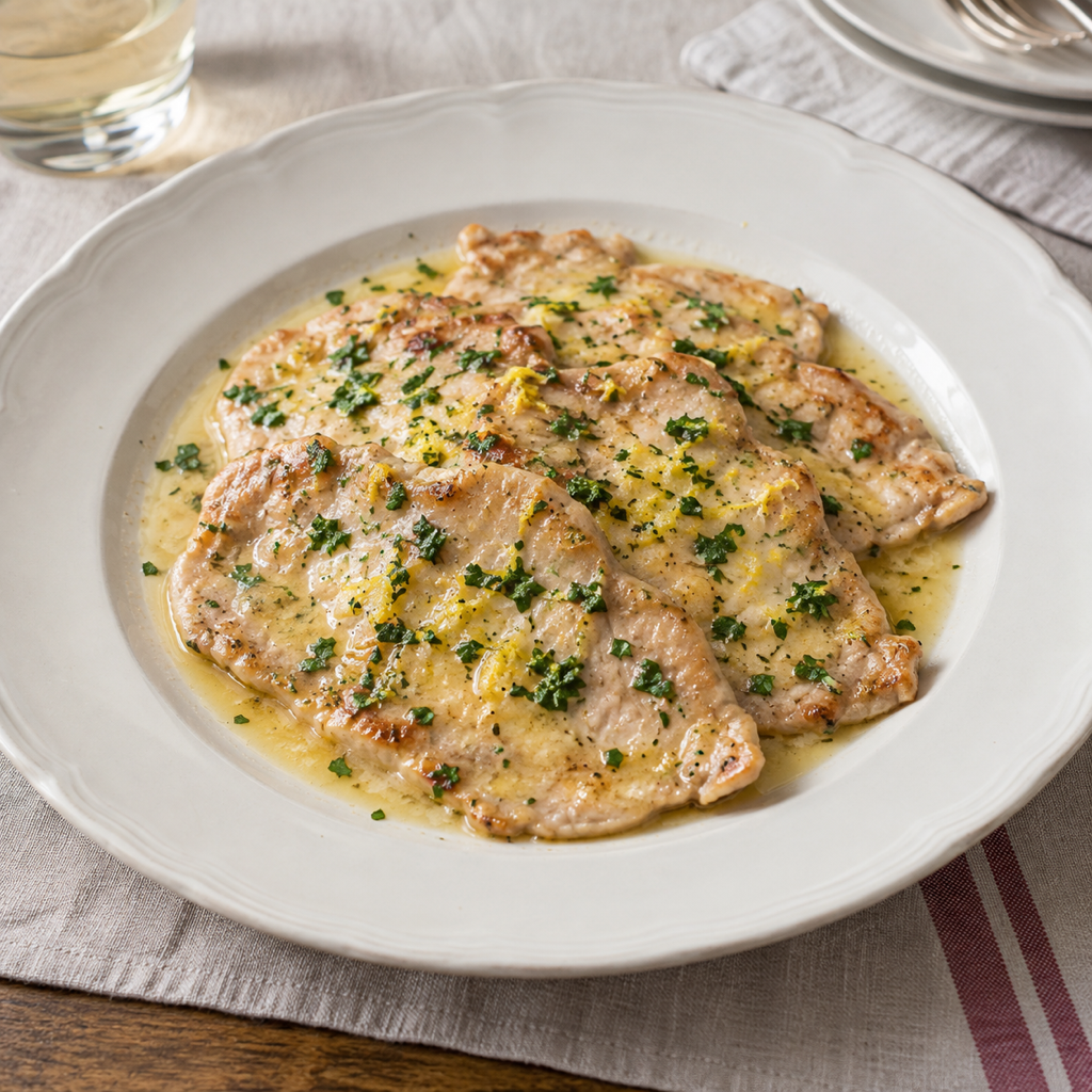 Scaloppine di Maiale al Limone