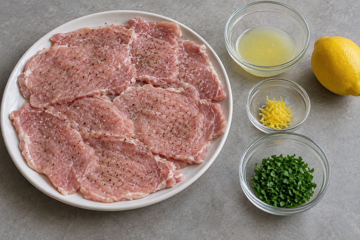 香味材料と下味を準備する