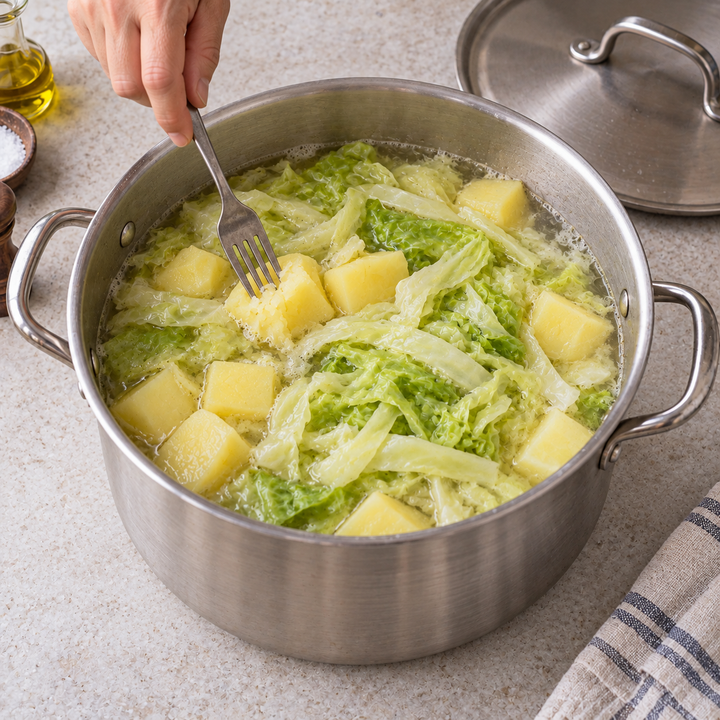 野菜を柔らかくゆでる