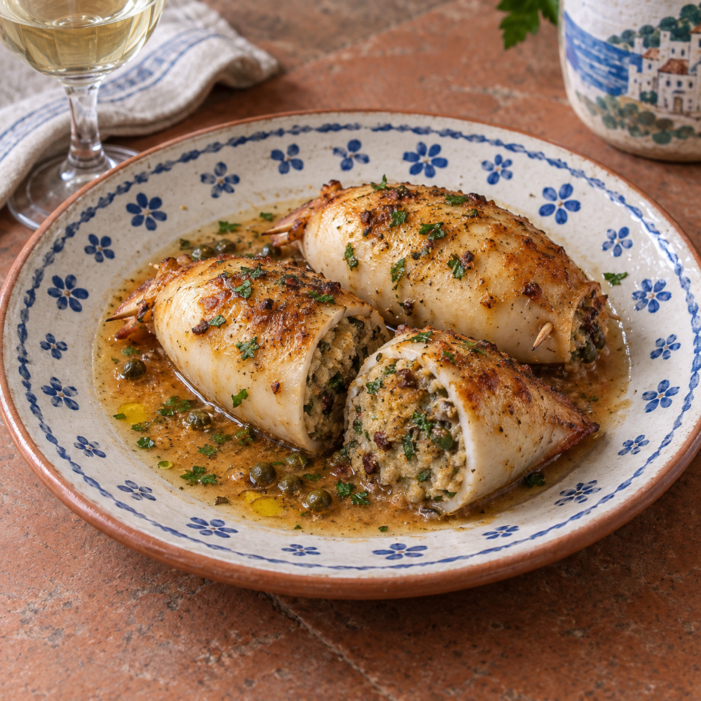 Totani Ripieni al Forno