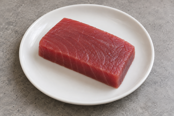 マグロを準備する