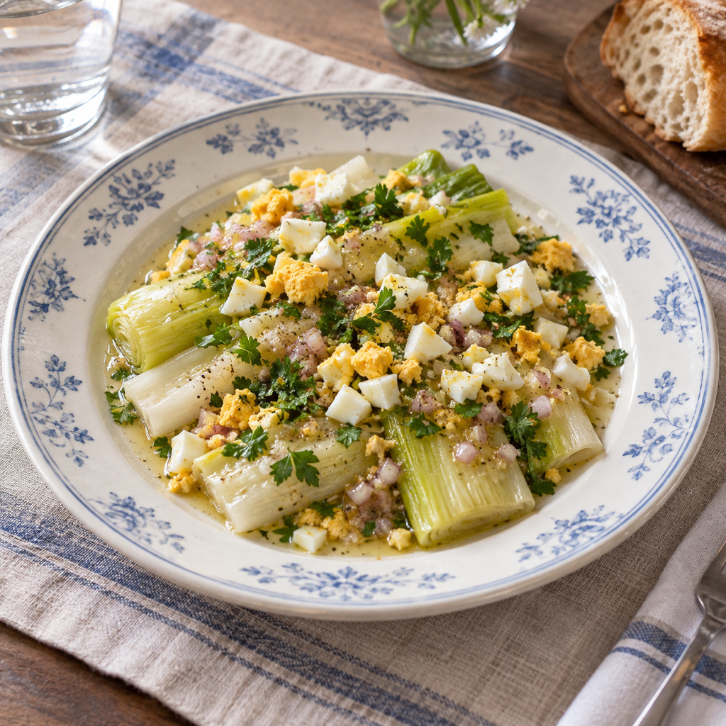 Porri alla vinaigrette