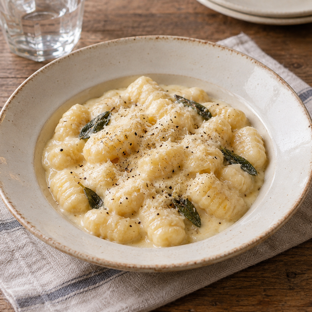 Gnocchi alla bava
