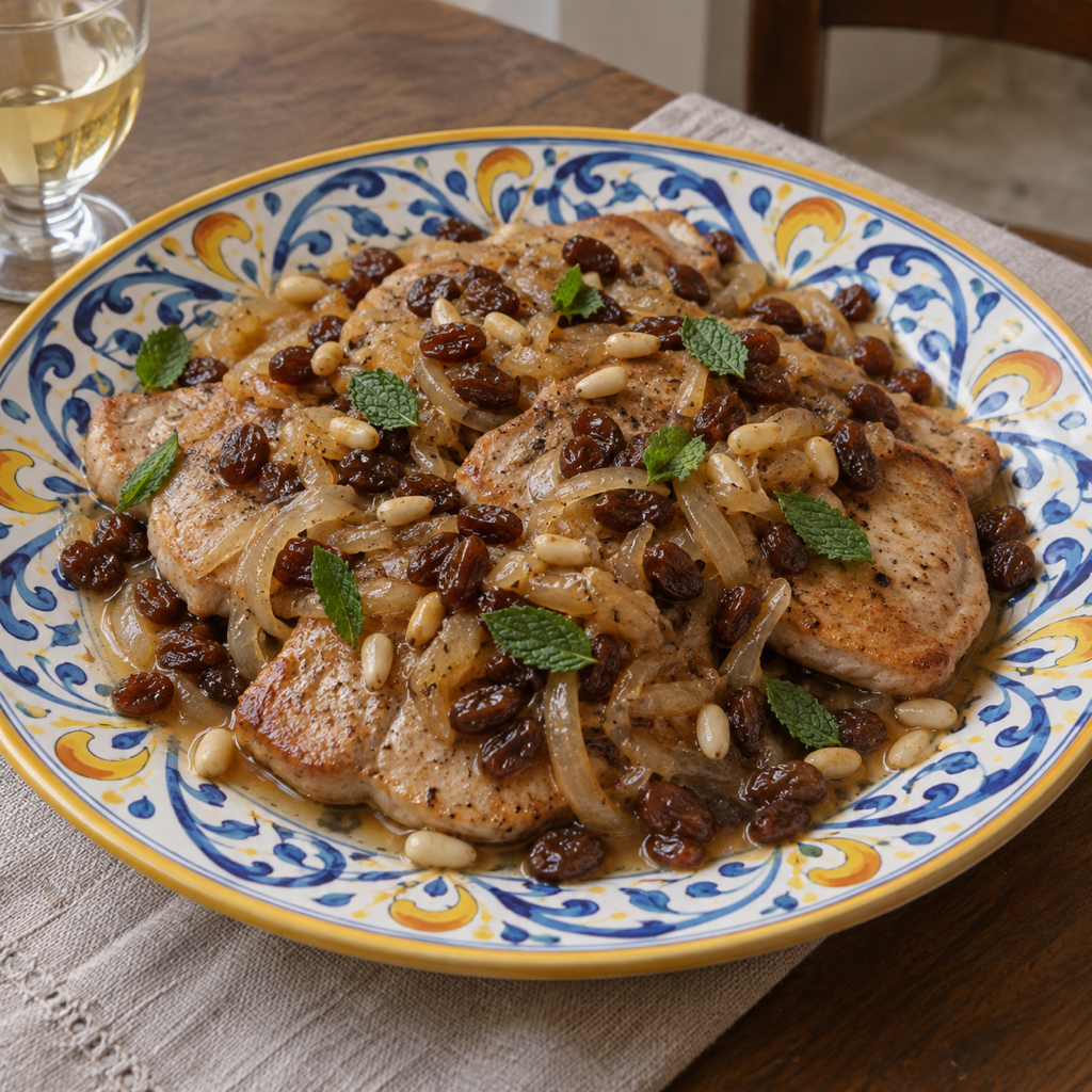 Maiale in Agrodolce alla Siciliana