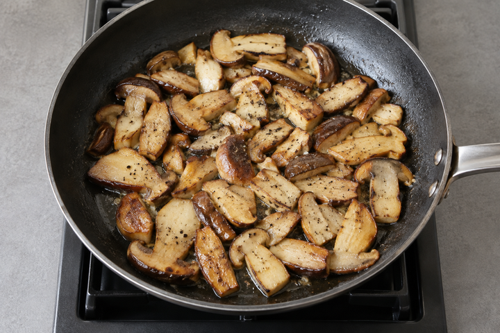 Brown over high heat in 2 batches; season