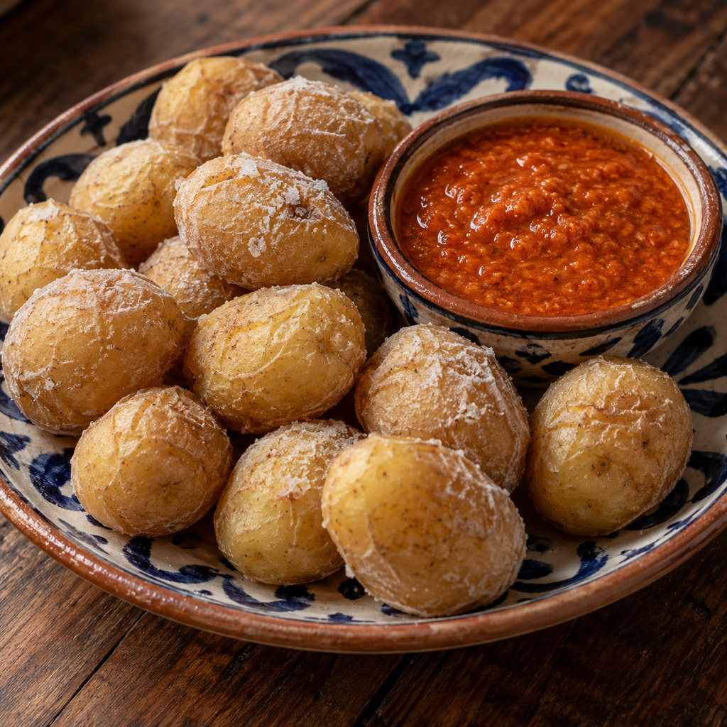 Papas arrugadas con mojo