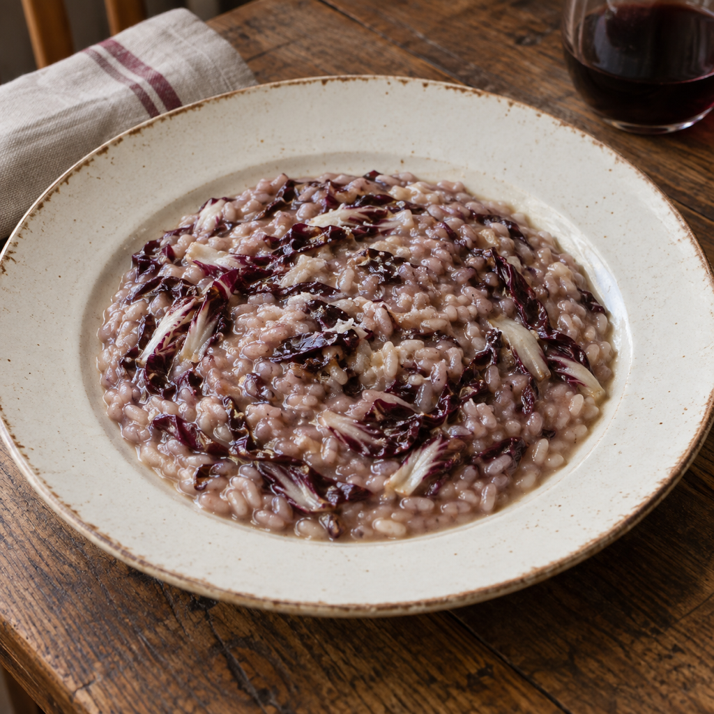 Risotto al radicchio trevigiano
