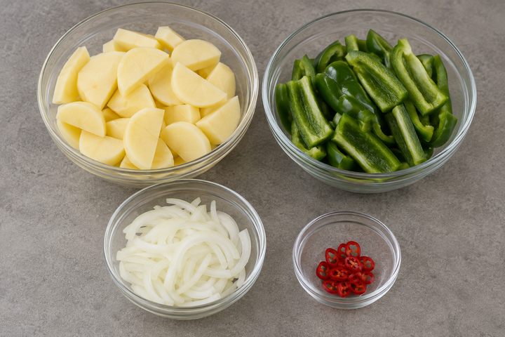 野菜を準備する