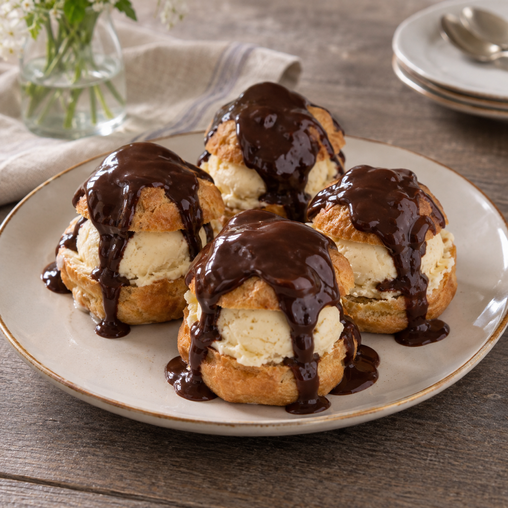Profiteroles au Chocolat