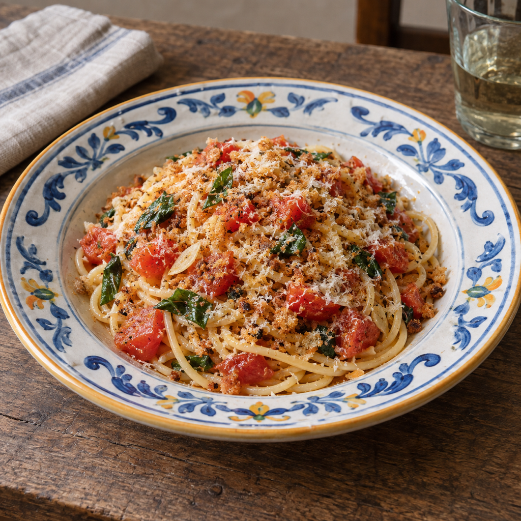 Spaghetti alla carrettiera siciliana