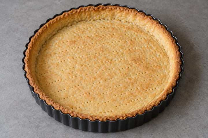Blind-bake at 200°C for 10 minutes, then dry for 5 minutes