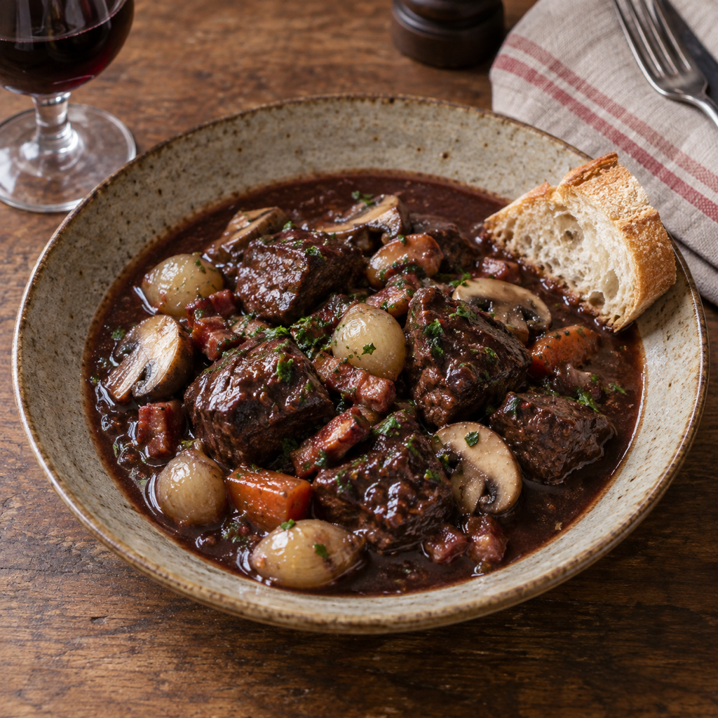 Manzo alla borgognona