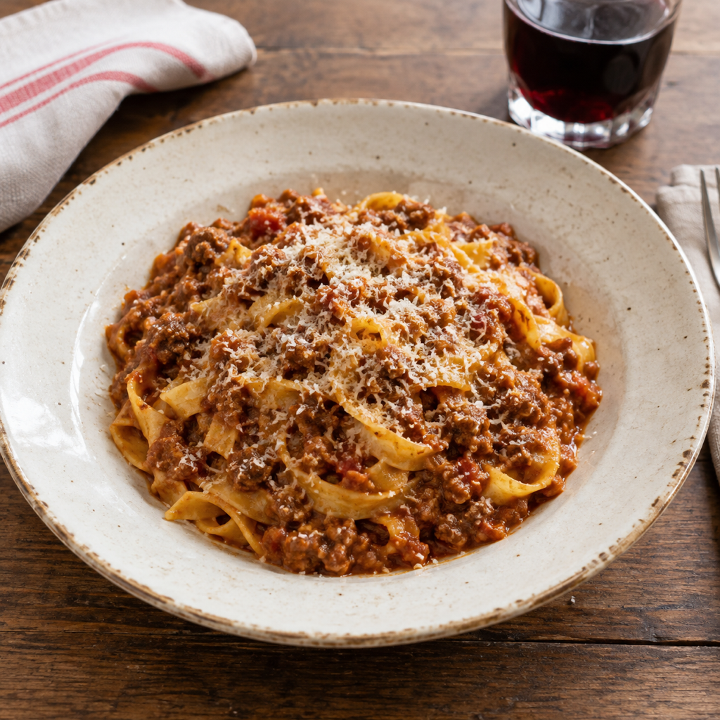 Tagliatelle al ragù alla bolognese