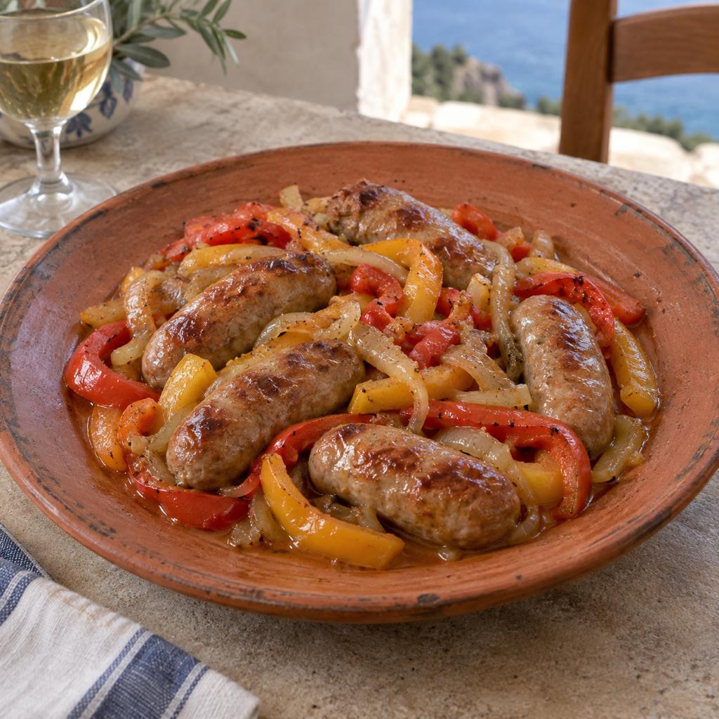 Salsicce e peperoni