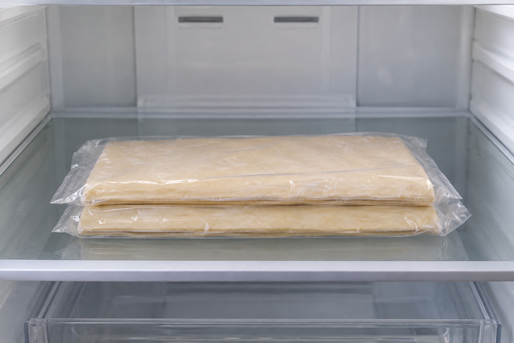Check the thawed pastry and keep it refrigerated