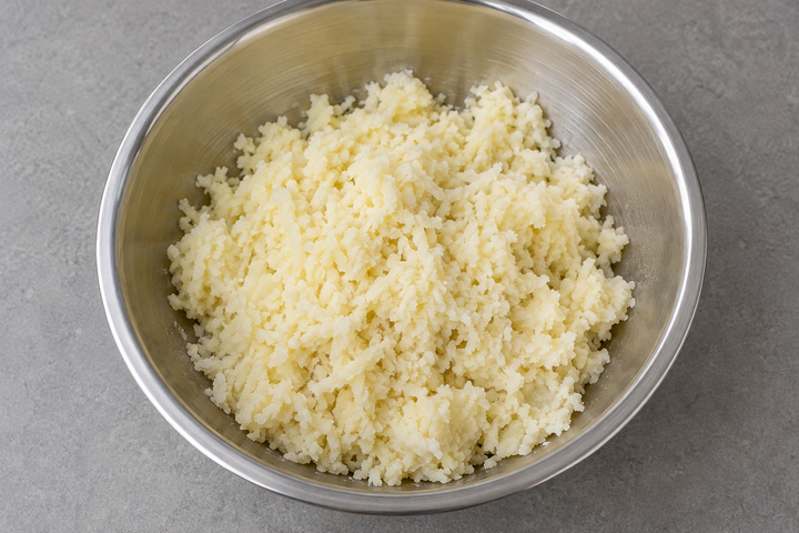 Dry in the oven and strain while hot