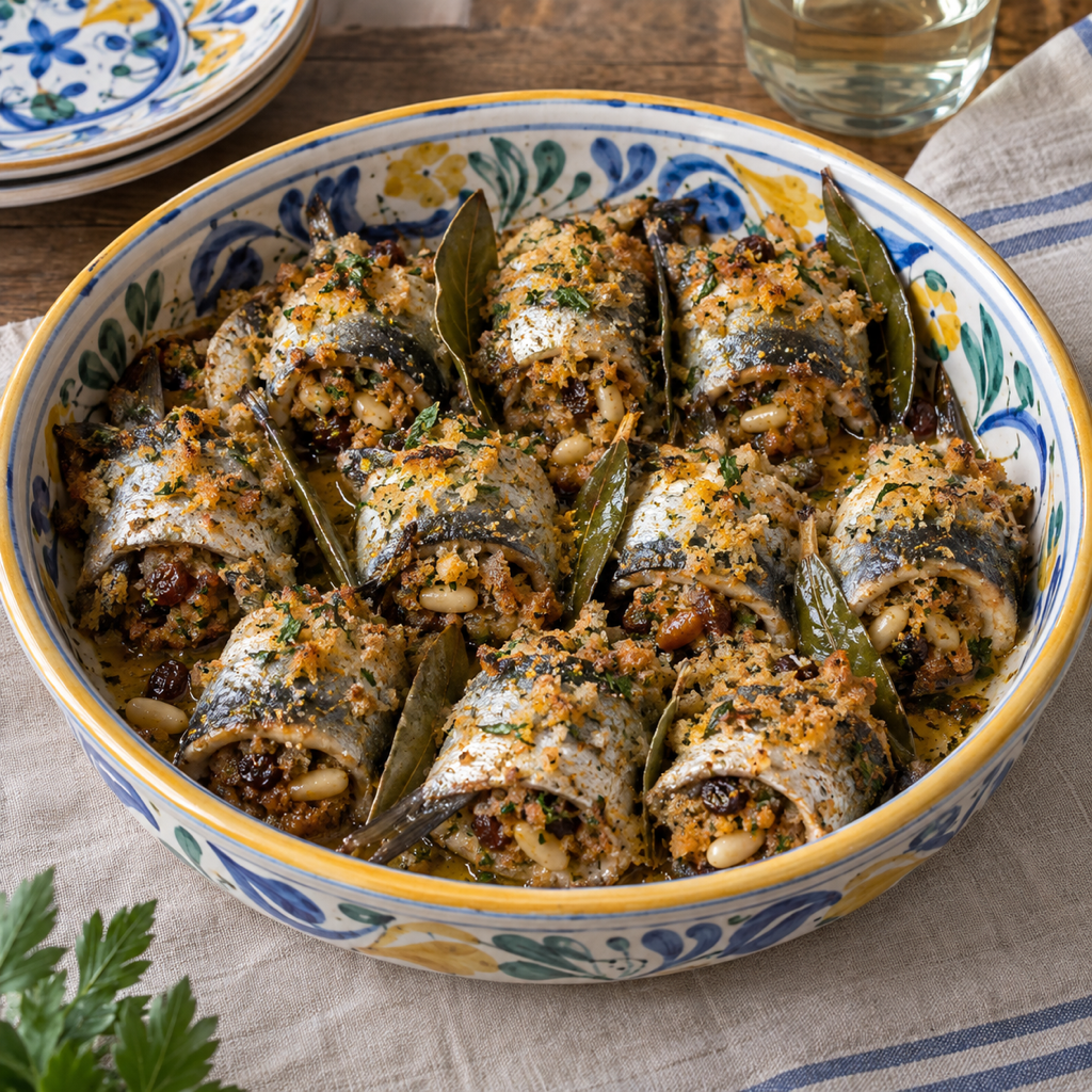 Sarde a Beccafico