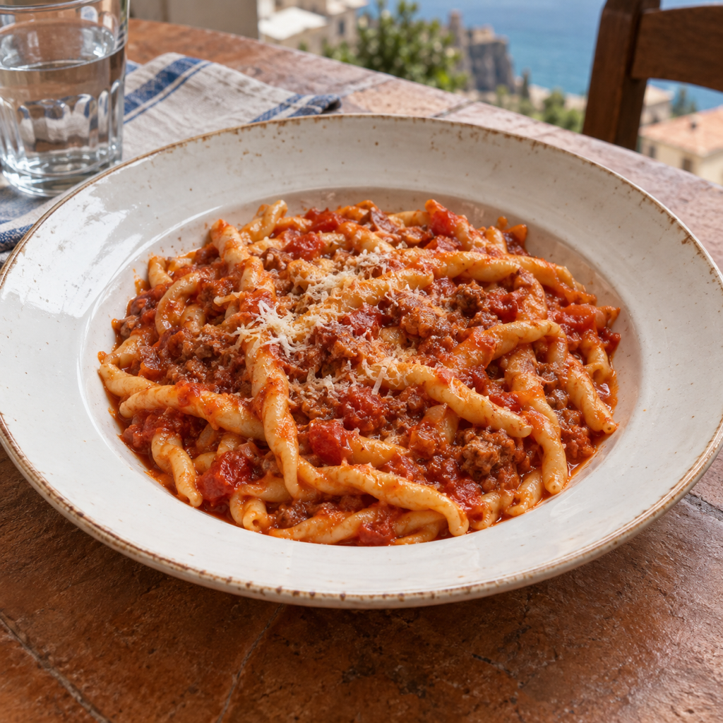 Fileja con ’nduja e pomodoro