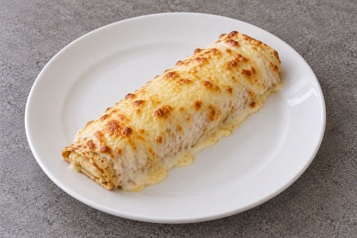 Bake the cream and cheese topping