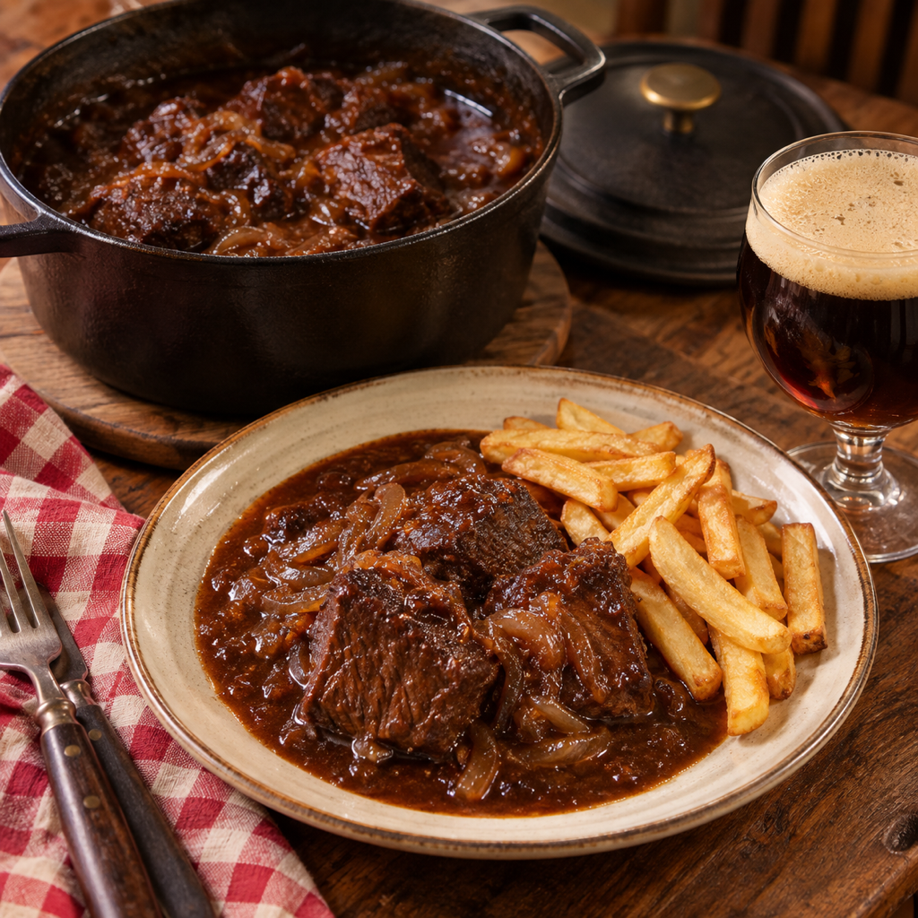 Stufato fiammingo di manzo alla birra