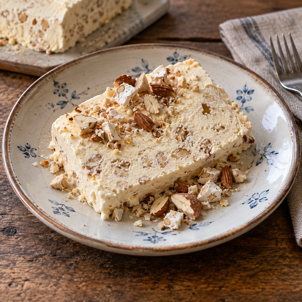 Semifreddo al torroncino