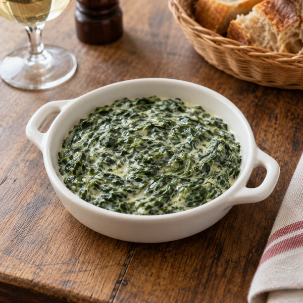Spinaci alla crema alla francese
