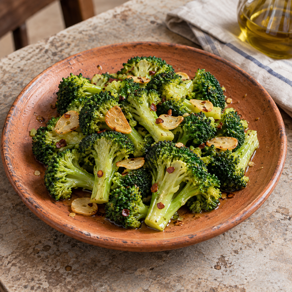 Broccoli Saltati con Aglio