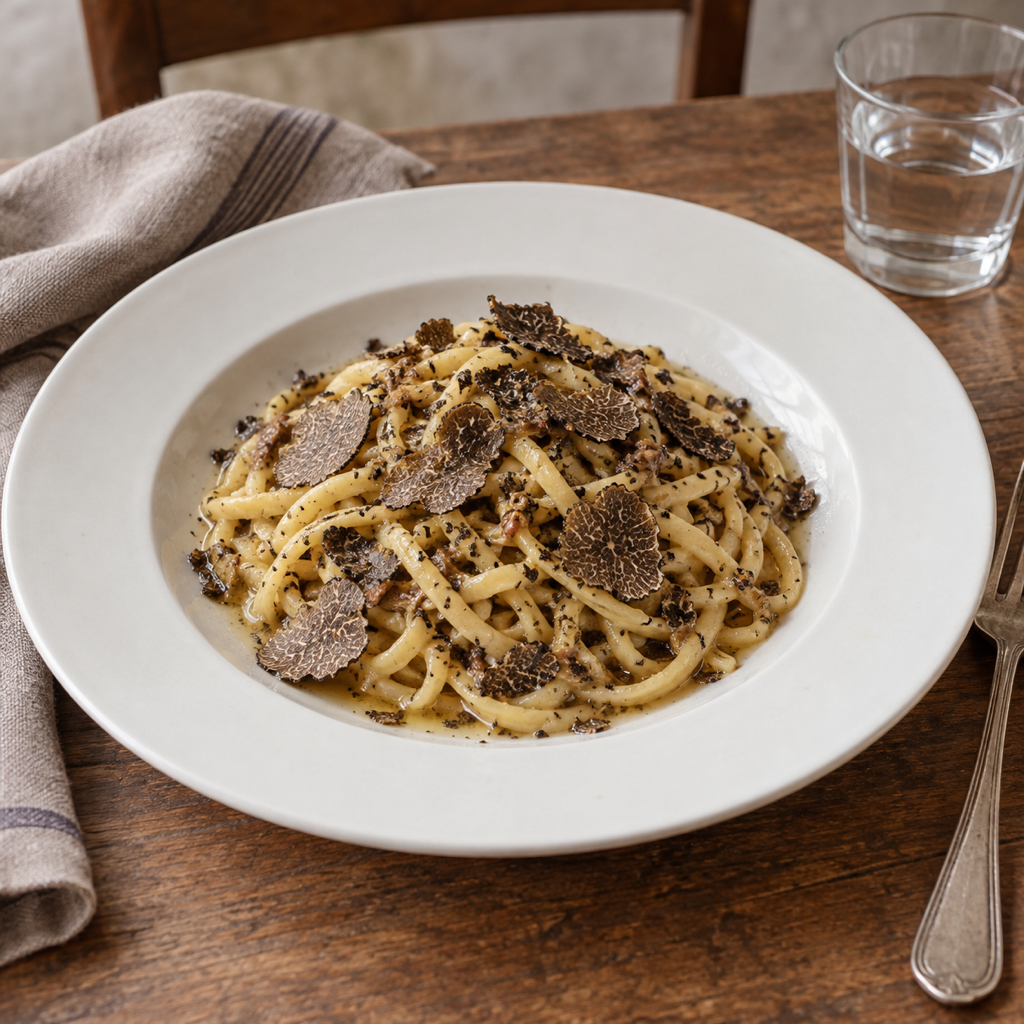 Strangozzi al tartufo nero di Norcia