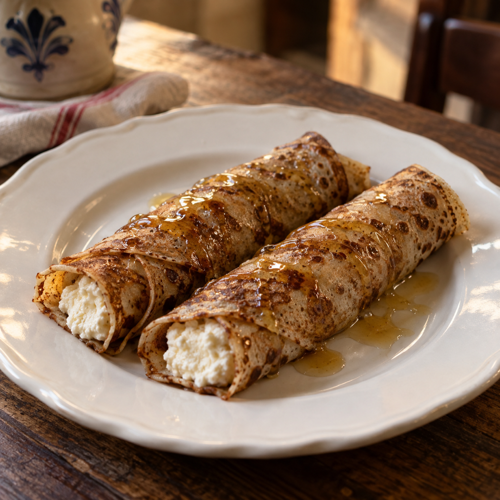 Necci con ricotta