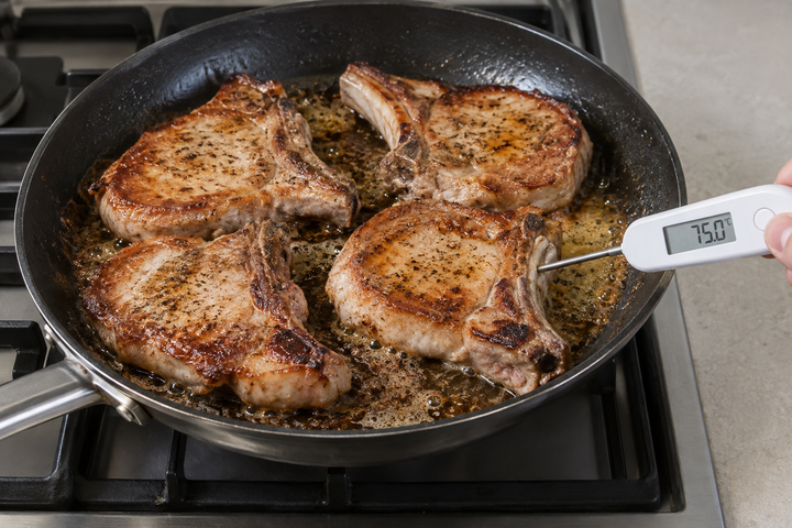 Cook through near the bone and rest for 2 minutes