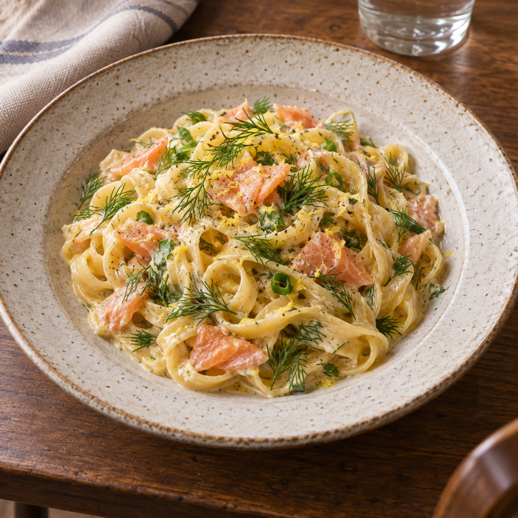 Tagliatelle al Salmone Affumicato