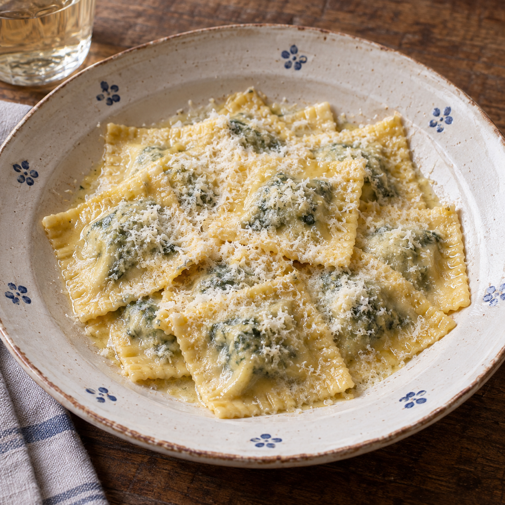 Tortelli d’erbetta alla parmigiana