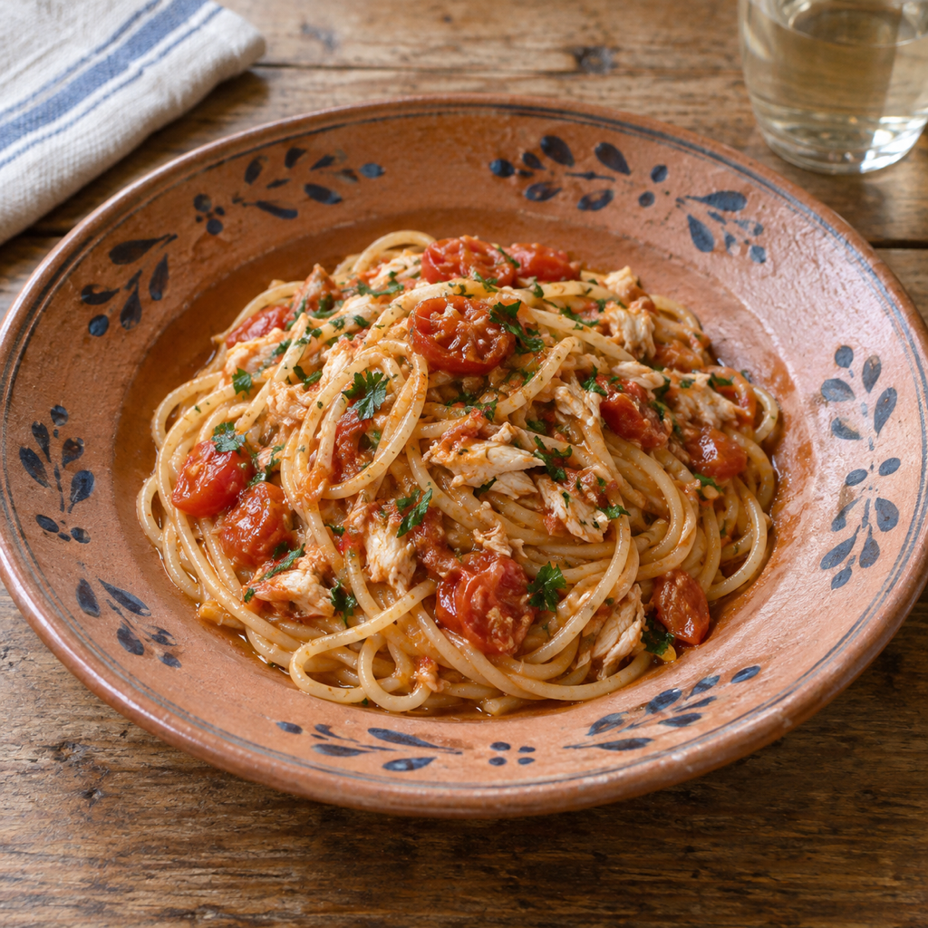 Spaghetti allo scorfano
