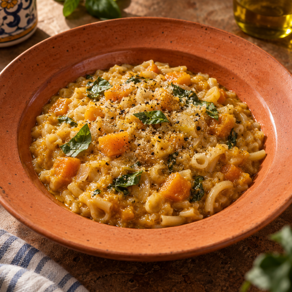 Pasta e zucca