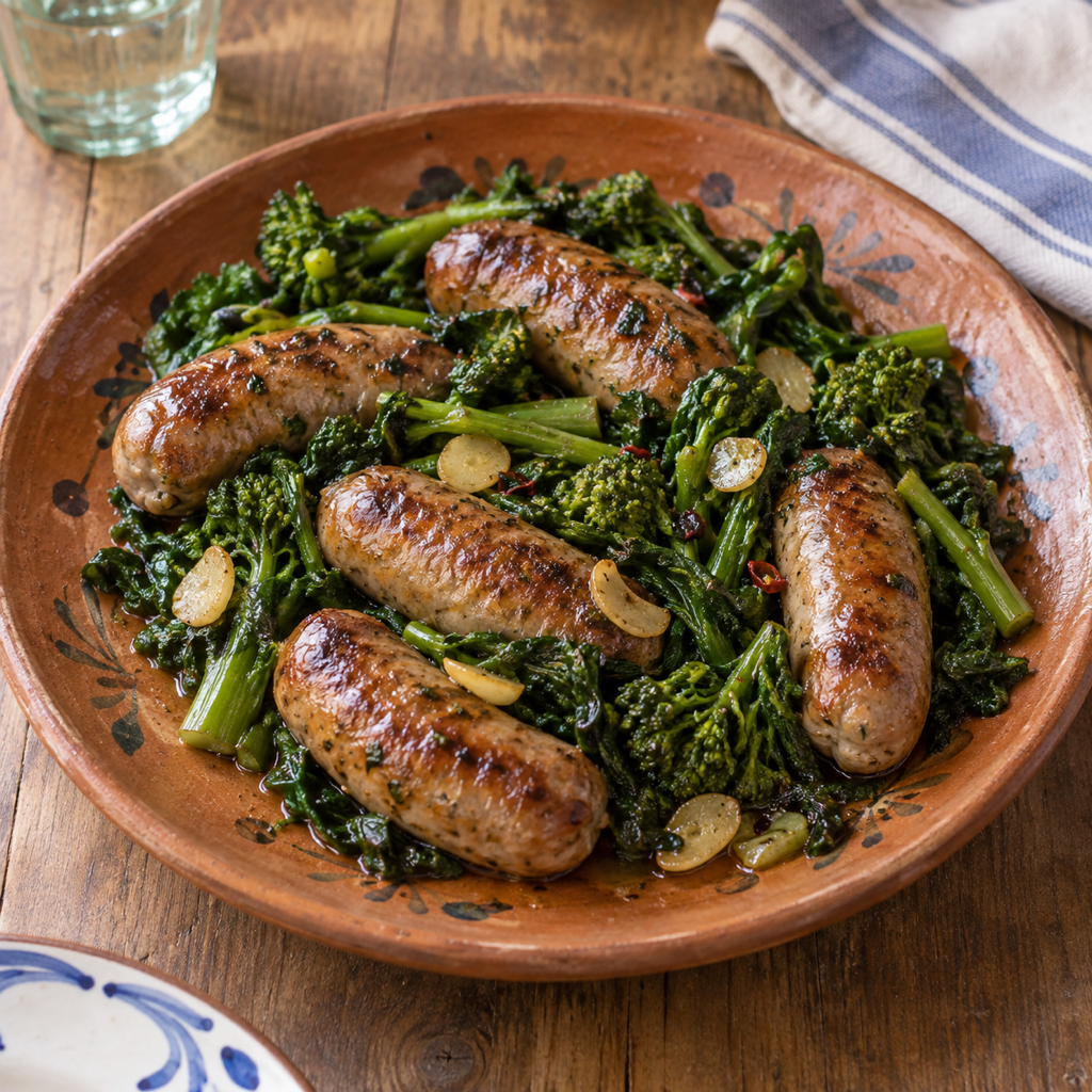 Salsicce e friarielli