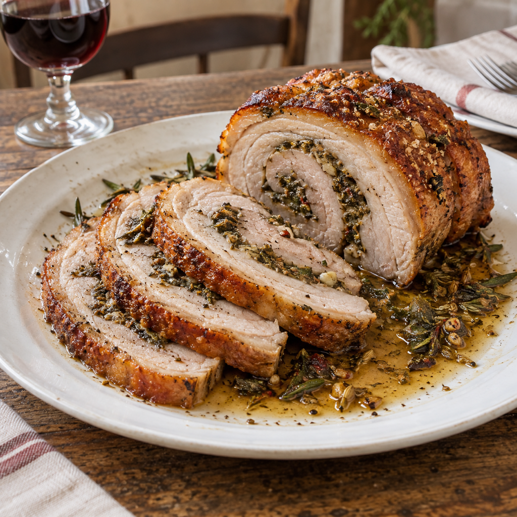 Porchetta al forno, versione casalinga