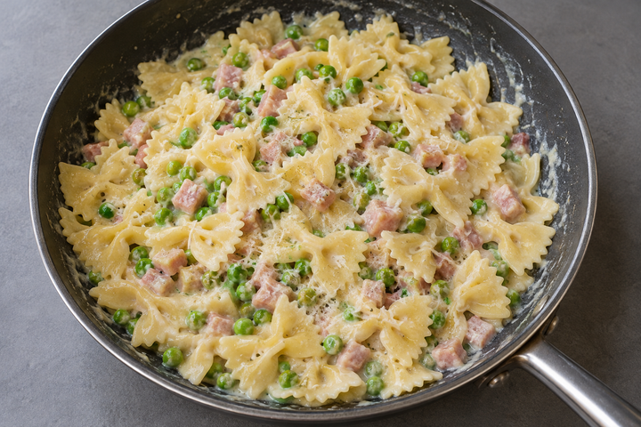 パスタを絡める
