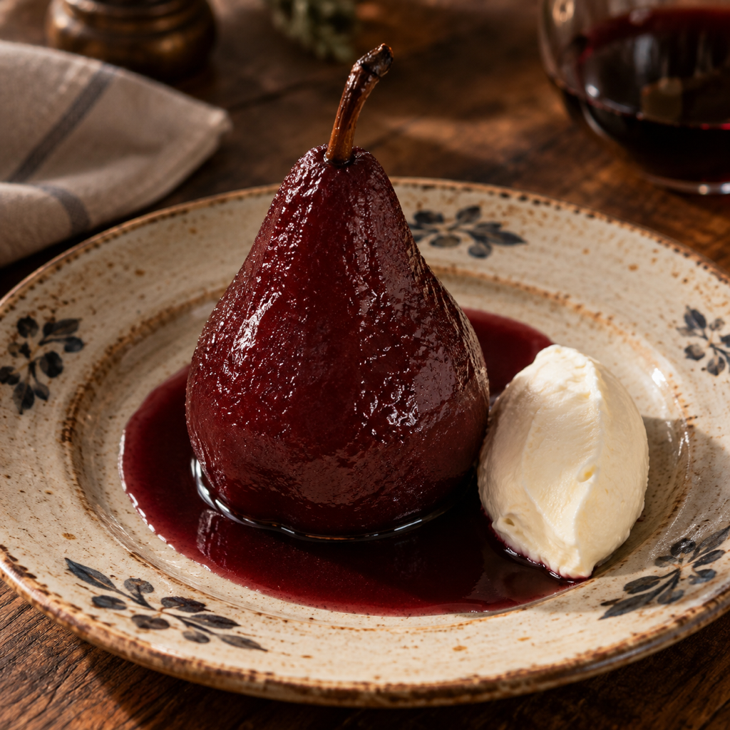 Pere al Vino Rosso
