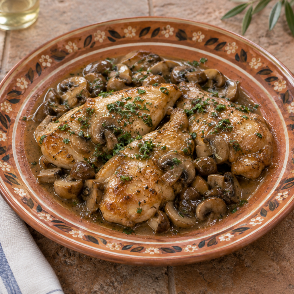 Pollo alla Marsala