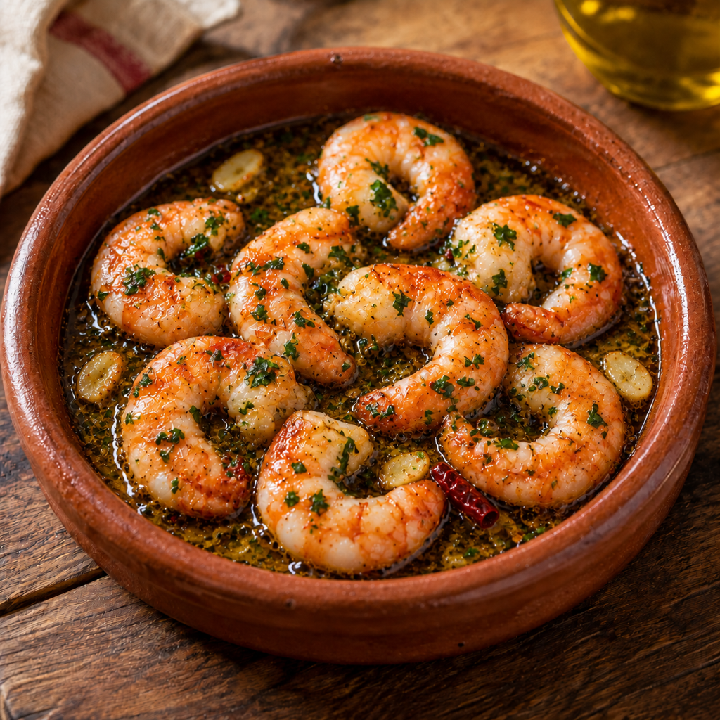Gambas al ajillo