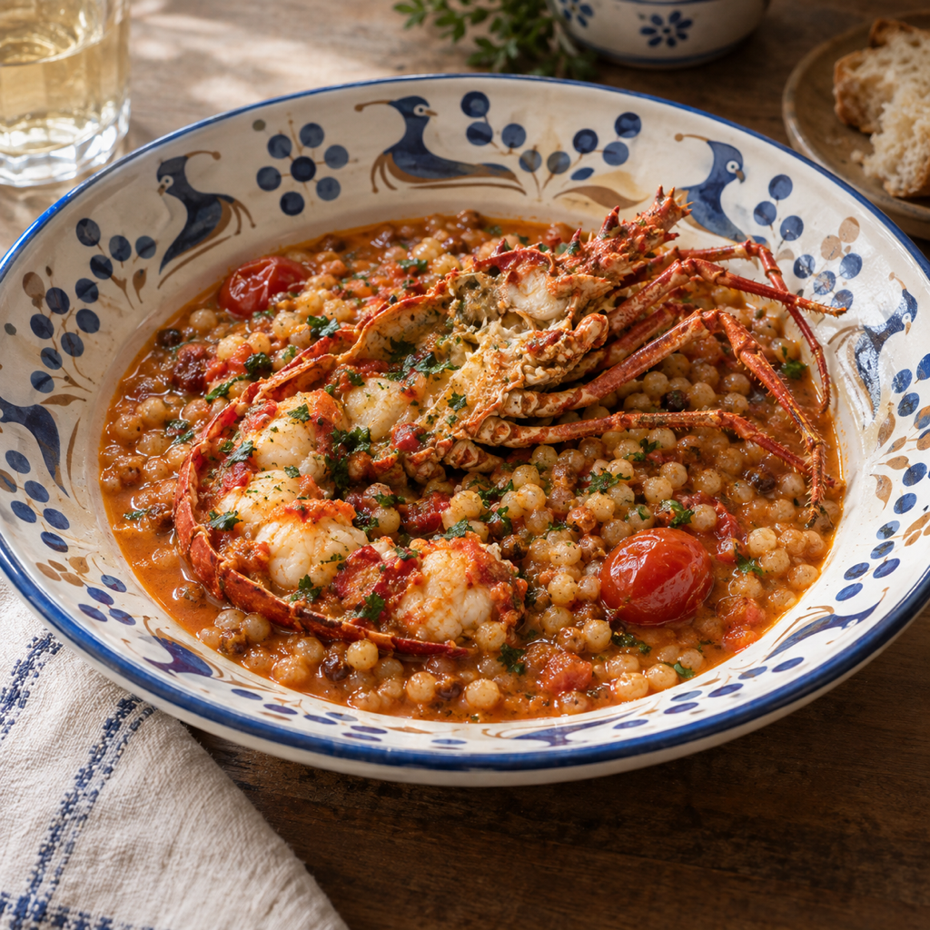 Fregola con aragosta