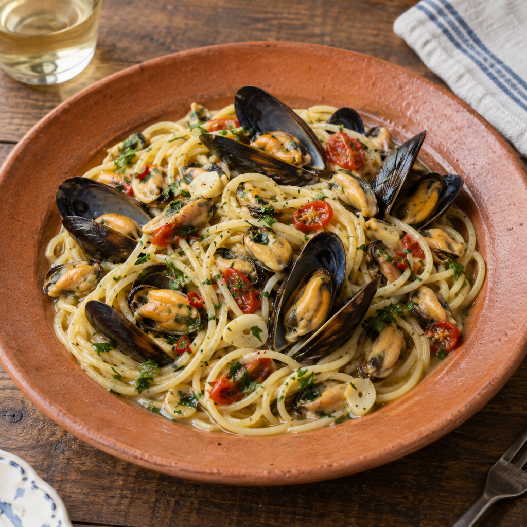 Spaghetti con le Cozze
