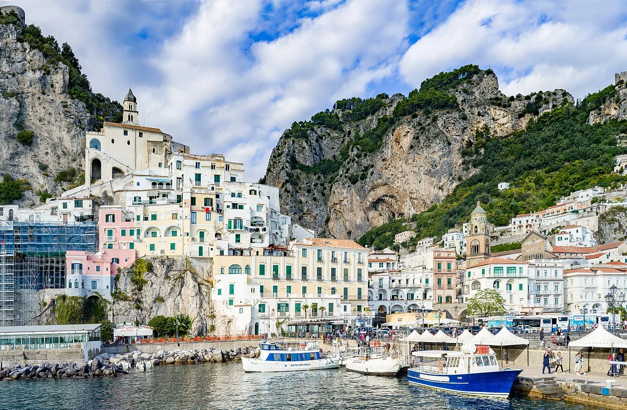 A view of Amalfi, Costiera Amalfitana
