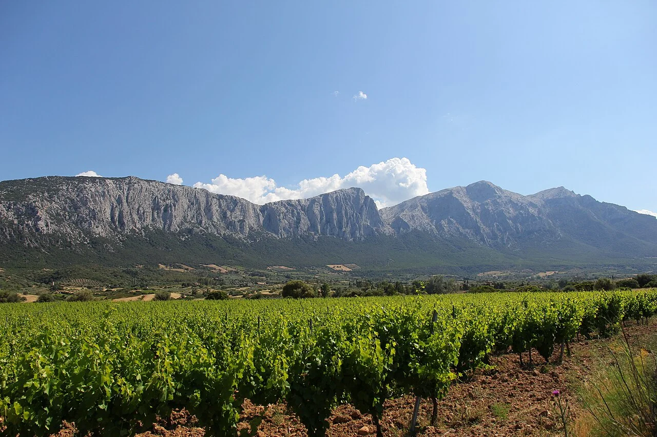 Veduta di Oliena, Supramonte