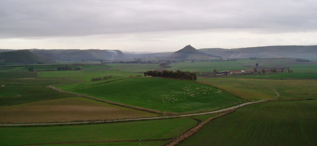Veduta di Campidano, Las Plassas