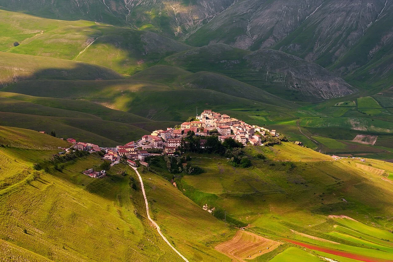Veduta di Castelluccio di Norcia