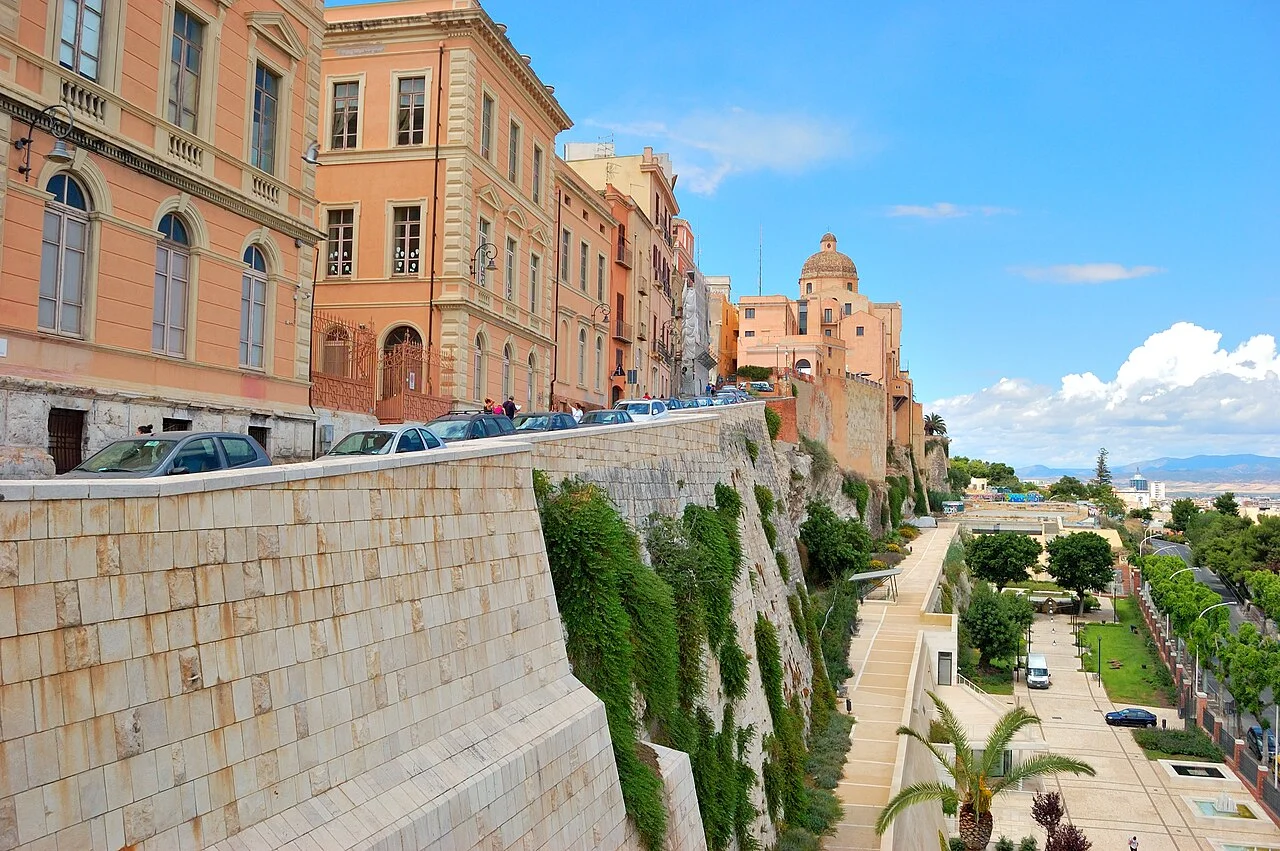A view of Cagliari, Sardegna