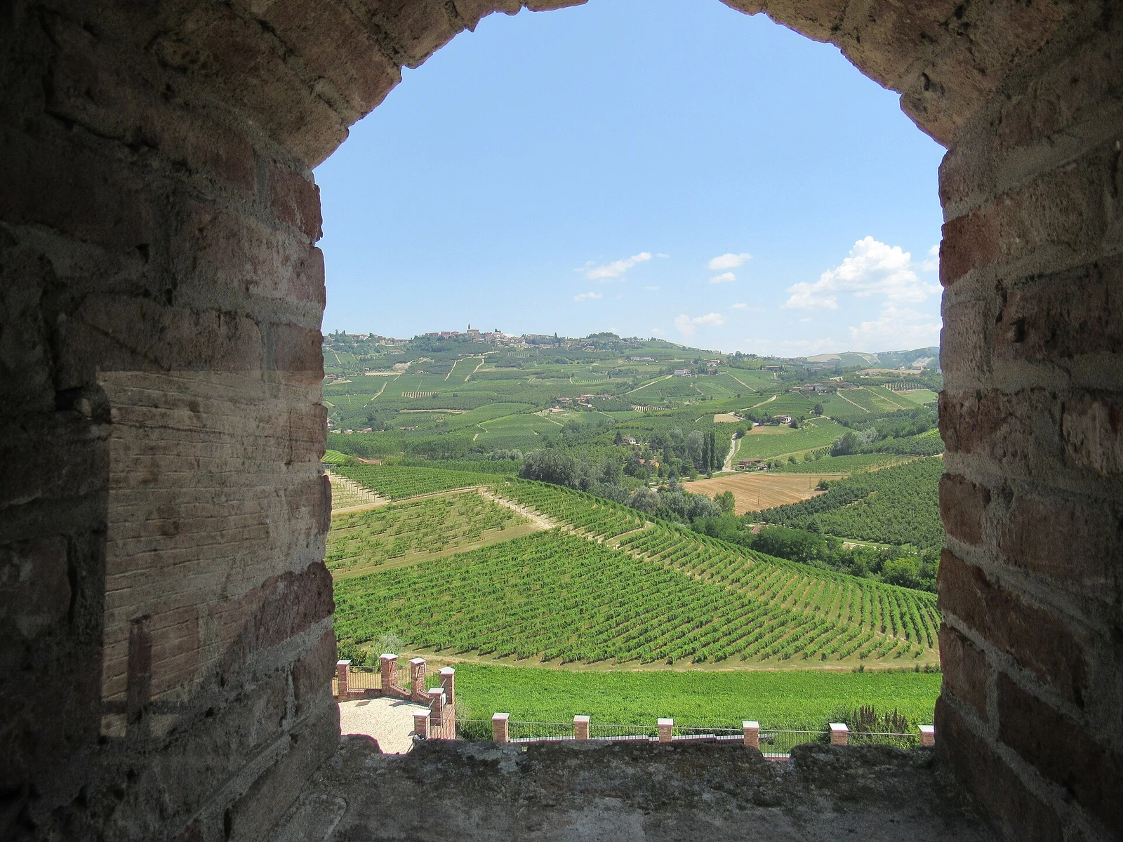 A view of Grinzane Cavour, Langhe