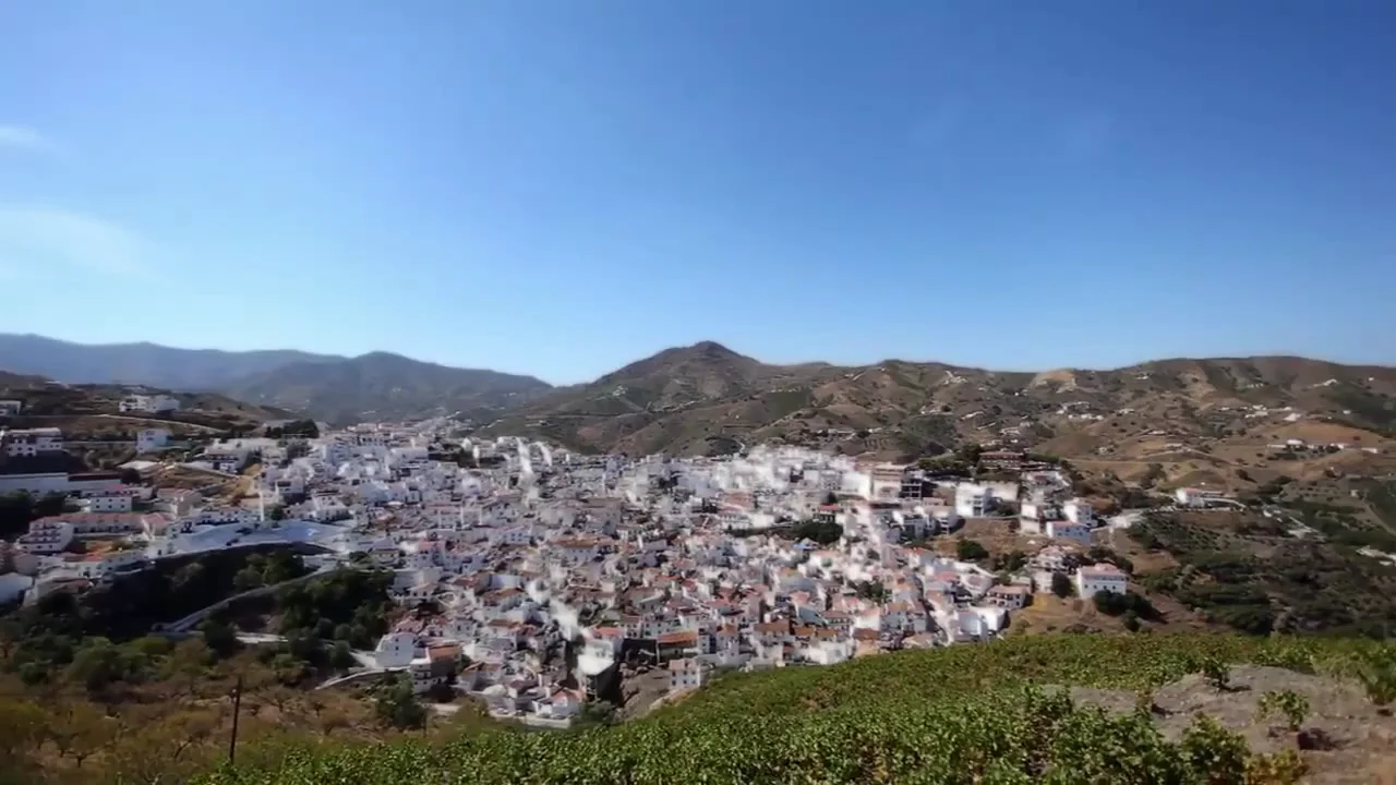 Veduta di Almáchar, Málaga